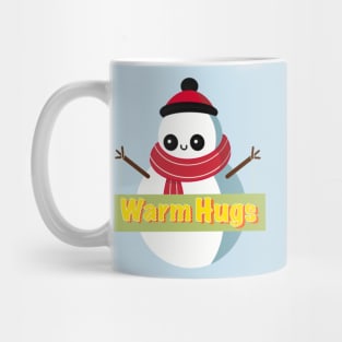 Snowman giving warm hugs Mug